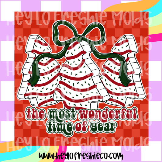 Pick Your Own Cardstock | Square | It's The Most Wonderful Time Of The Year