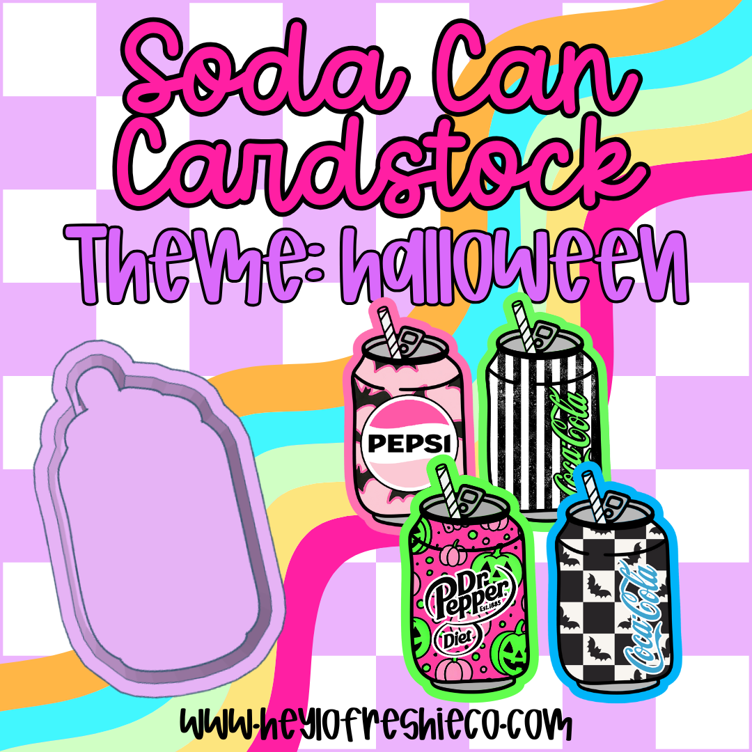 Cardstock Grab Bag | Halloween Soda Can