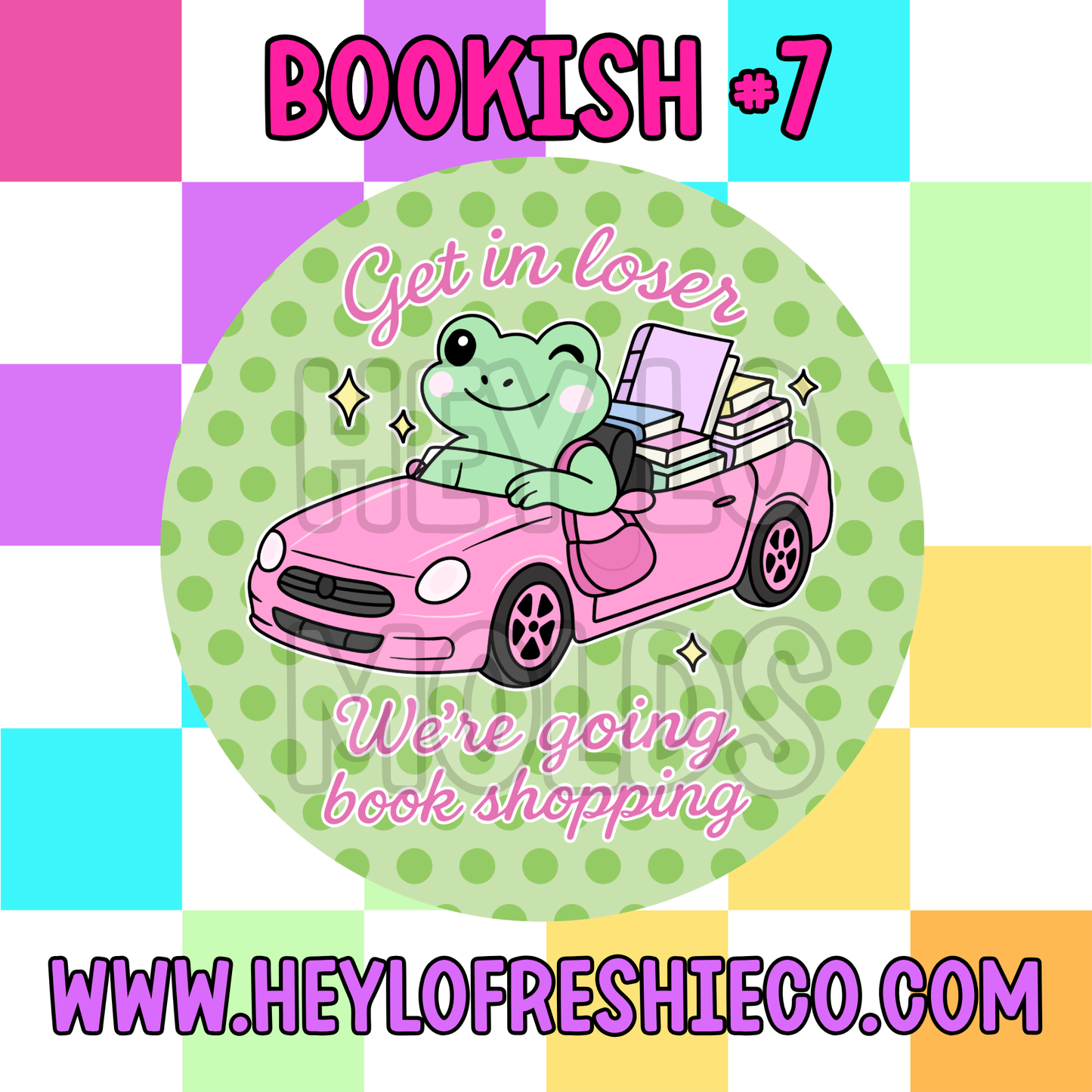 Pick Your Own (2.5 Inch Round) Cardstock - Bookish