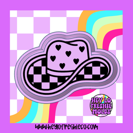 Heart Cowboy Hat Silicone Mold