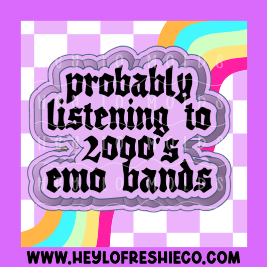 2000s Emo Bands Silicone Mold