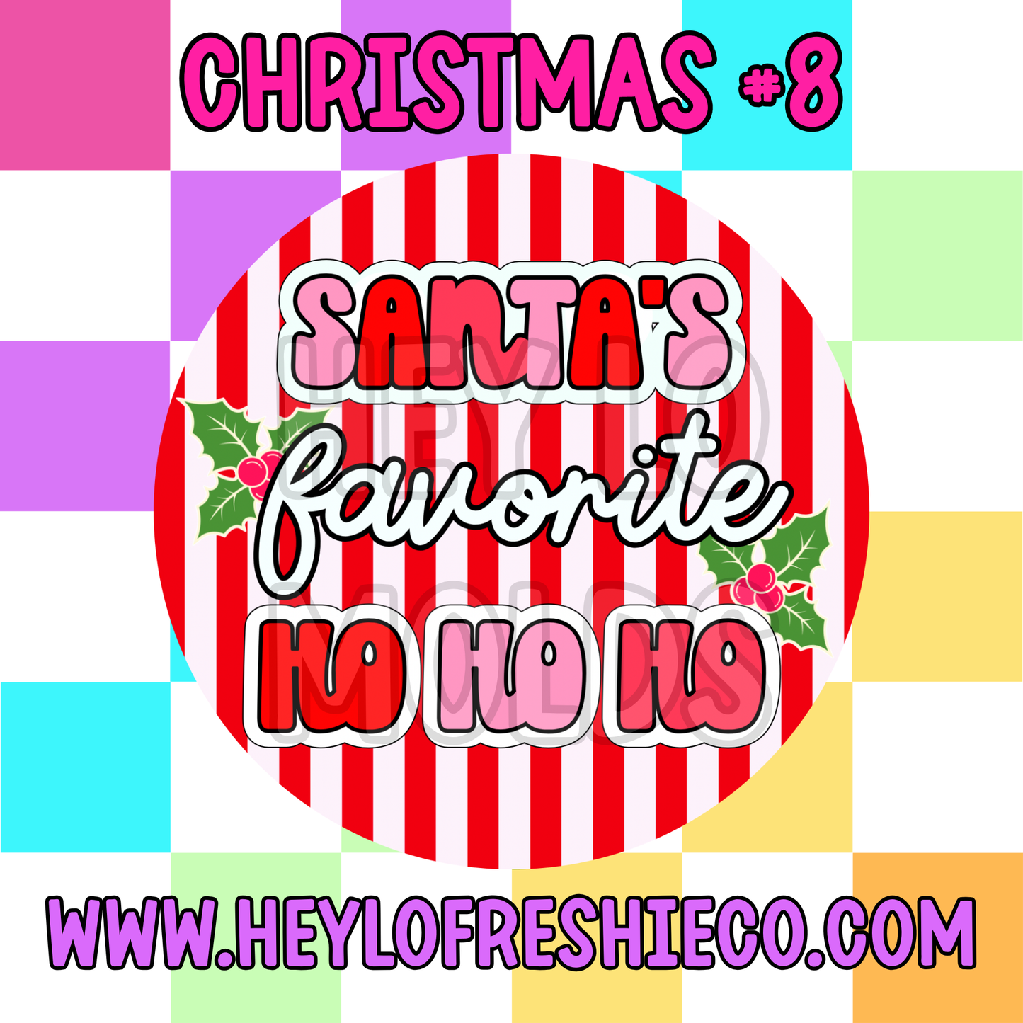 Pick Your Own (2 Inch Round) Cardstock - Christmas