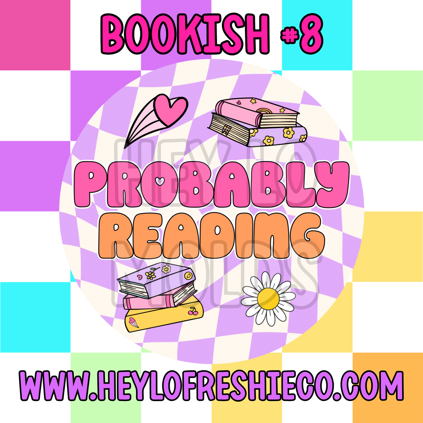 Pick Your Own (2.5 Inch Round) Cardstock - Bookish