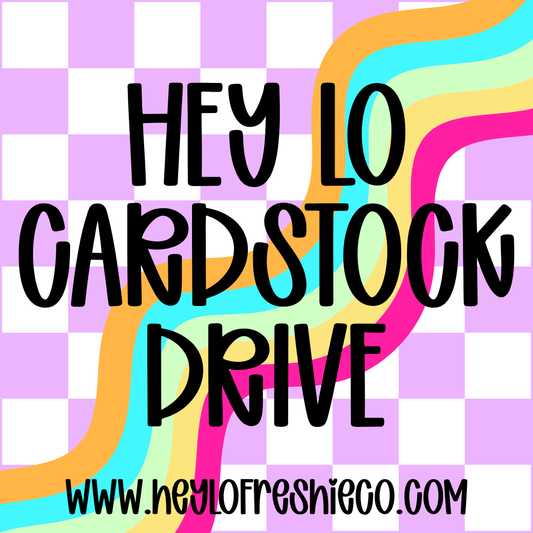 Digital Cardstock Drive: Full Hey Lo Cardstock Collection