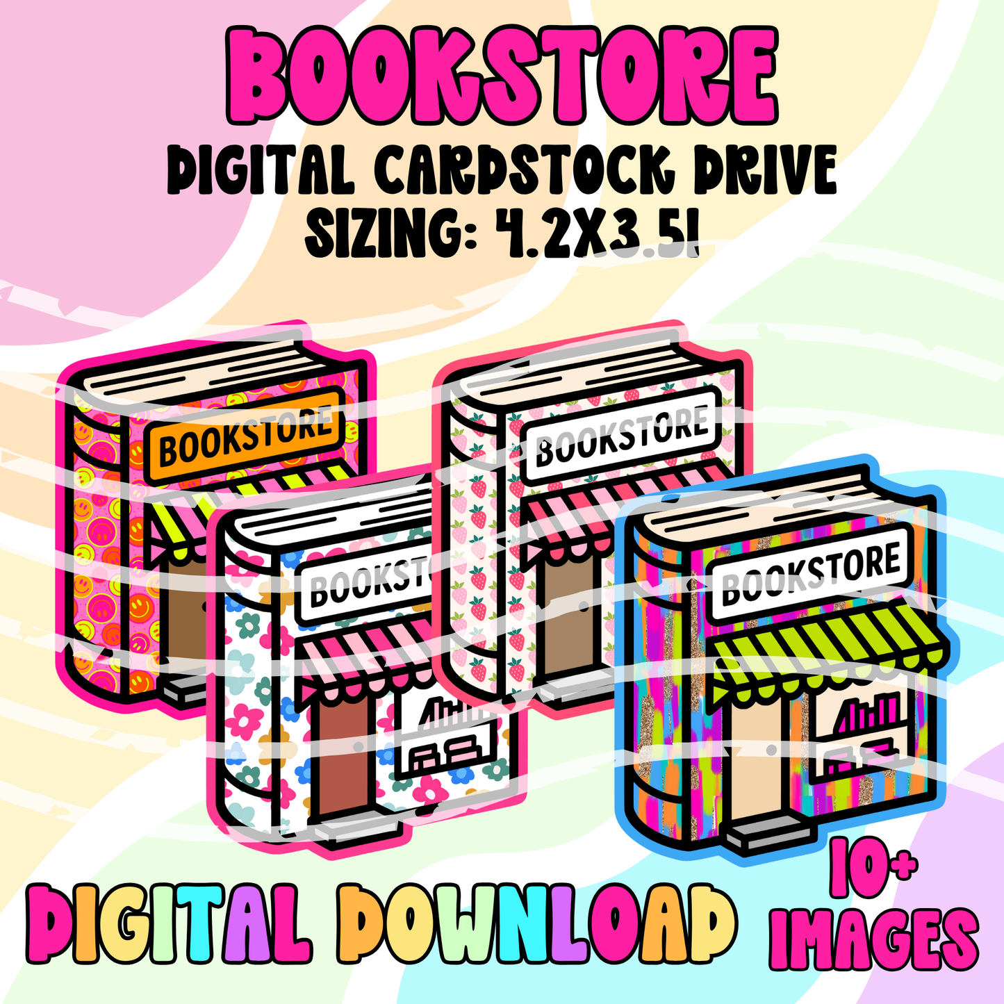 Digital Cardstock Drive: Bookstore