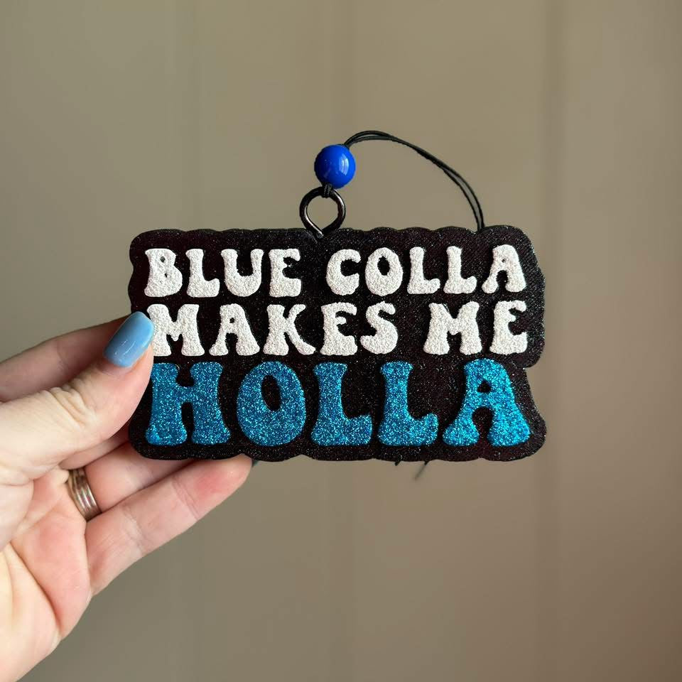 Blue Colla Makes Me Holla Silicone Mold