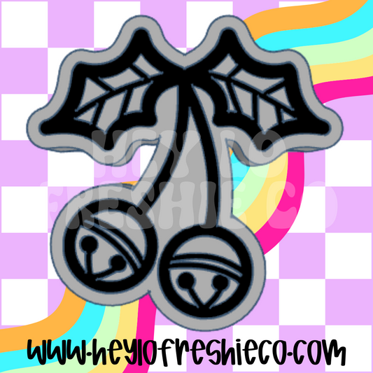 Christmas Bell Cherries Silicone Molde