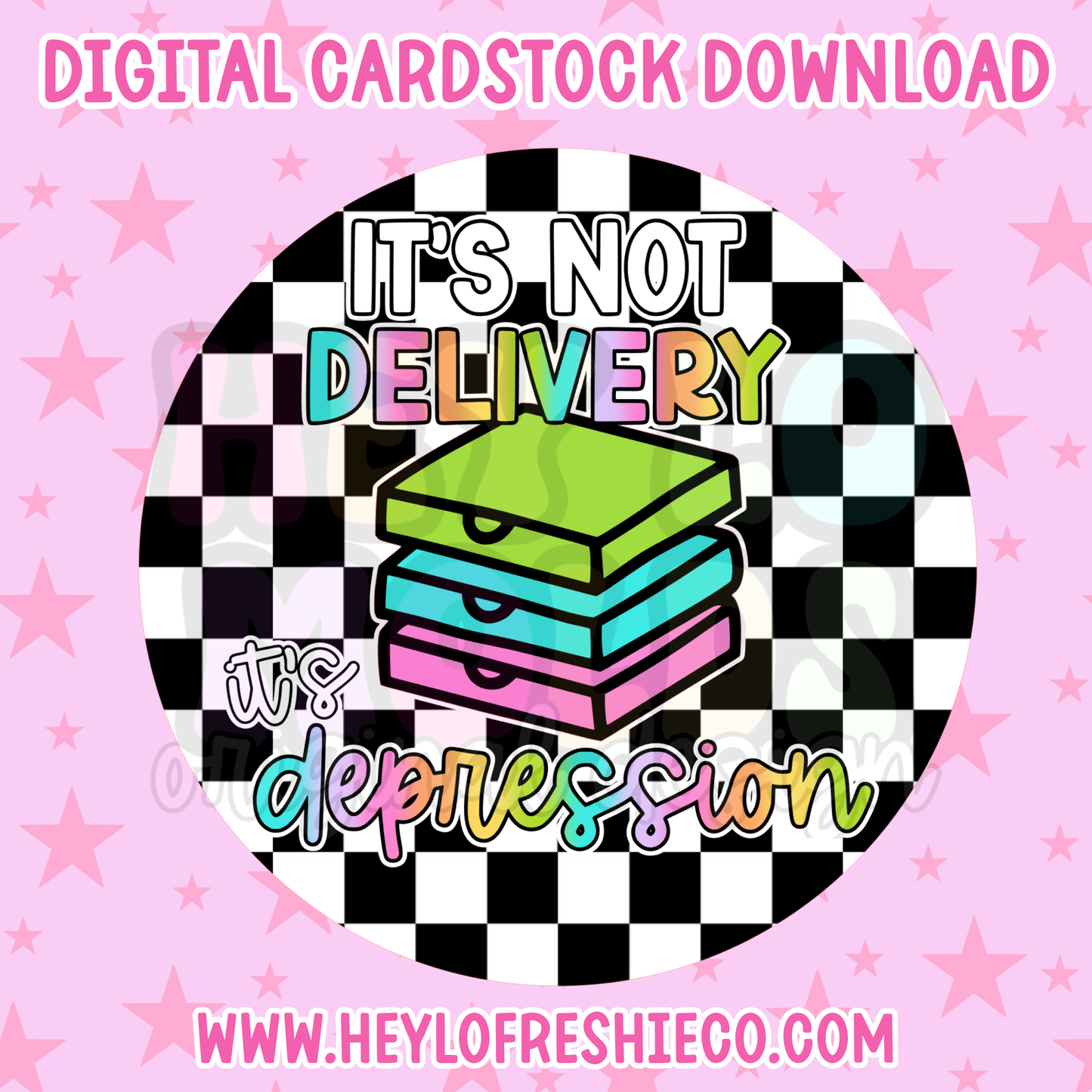 Digital Cardstock: It's Not Delivery It's Depression