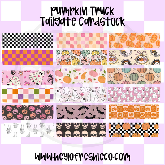 Pumpkin Truck Tailgate Cardstock Grab Bag [10 count]