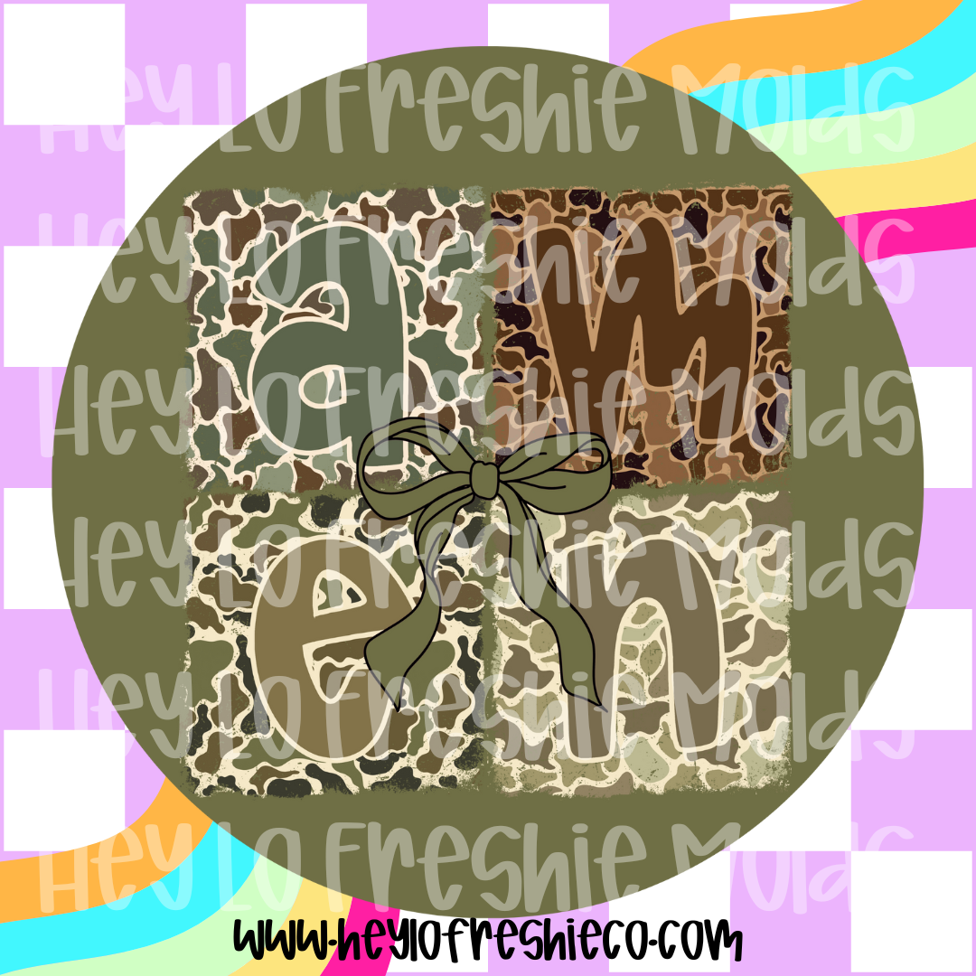 Round Cardstock 025 | Camo Amen