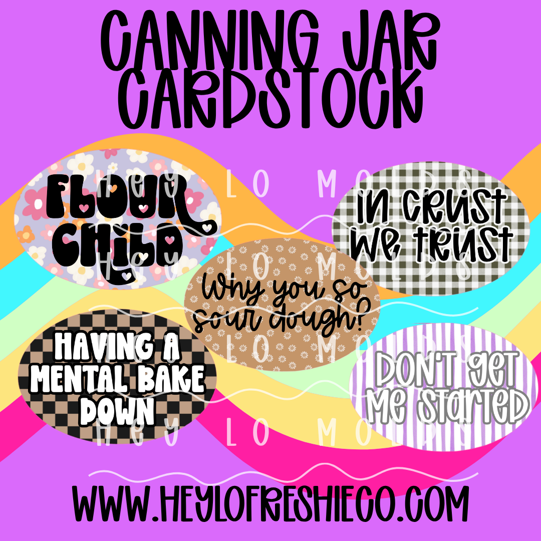 Cardstock Grab Bag | Canning Jar Oval