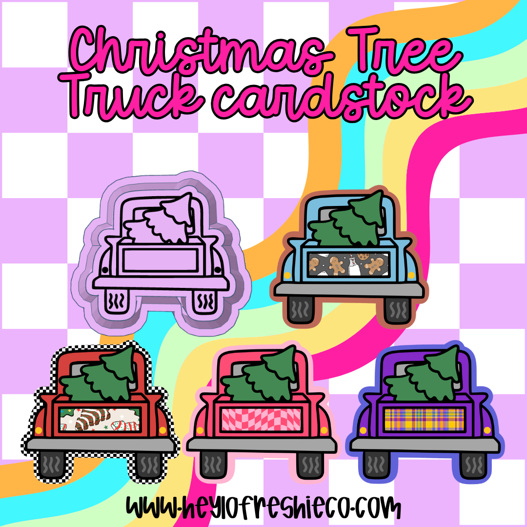 Cardstock Grab Bag | Christmas Tree Truck