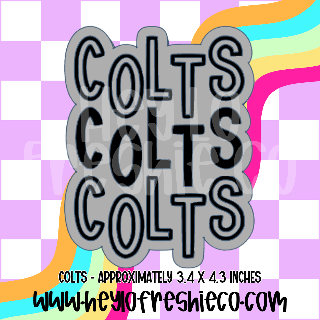 Colts Silicone Mold