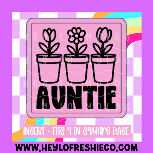 Square Insert - Auntie Flower Pots